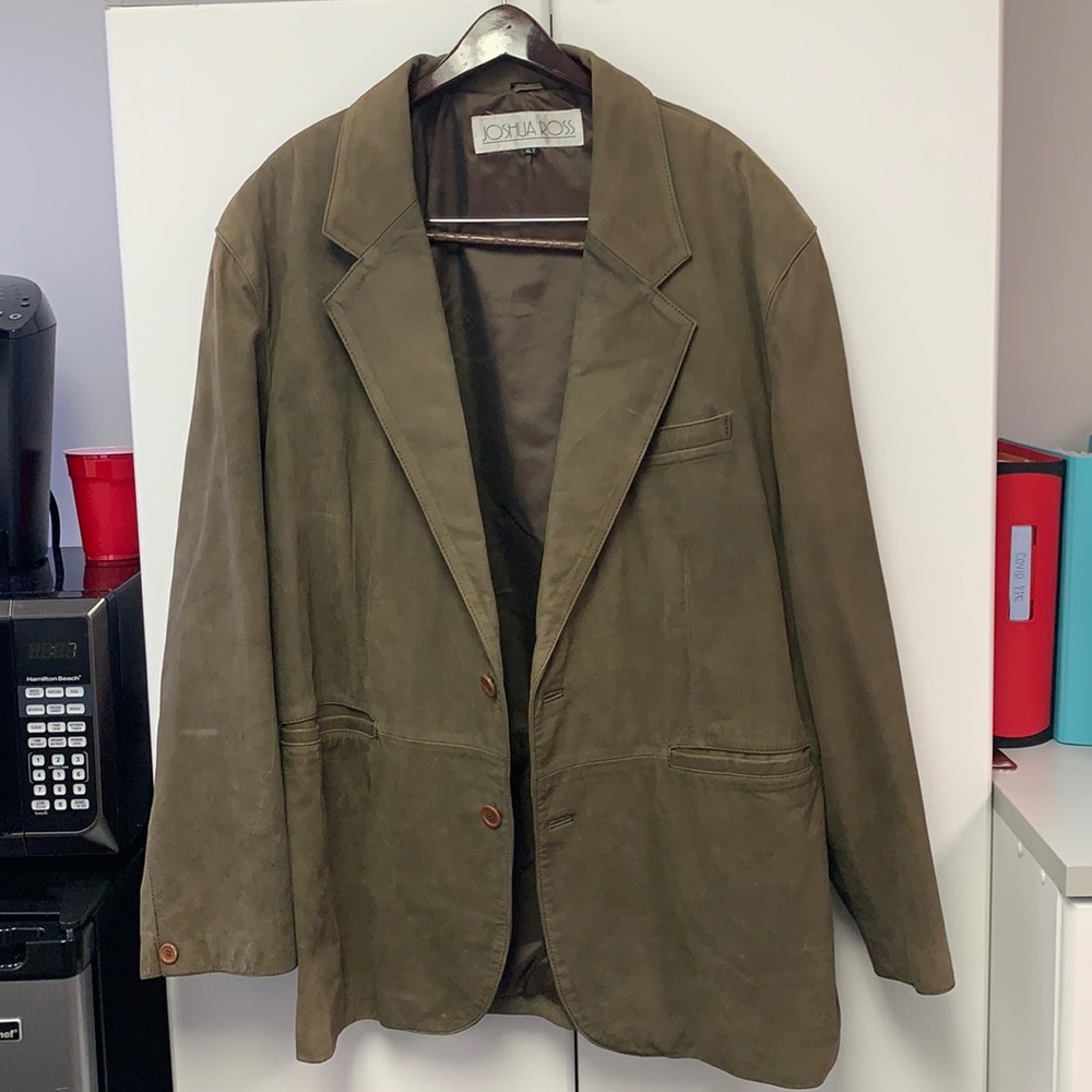 Joshua Ross Men’s Suede Leather Jacket